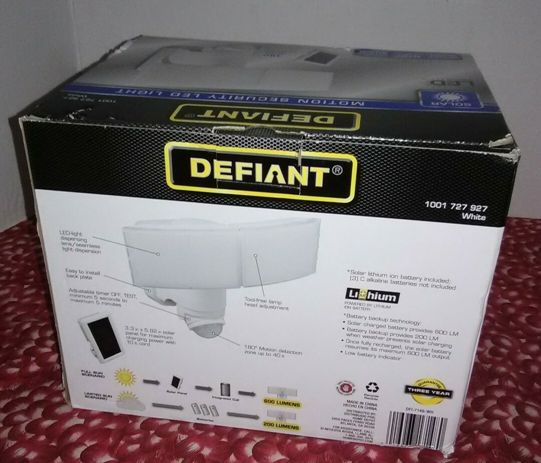 How Do I Reset My Defiant 180 Motion Security Light Remote Control ...
