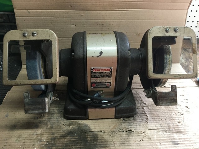 Sears Craftsman 1 4 Hp Bench Grinder 6 In Wheels Model 397 19320