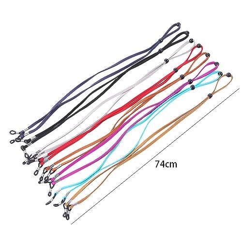 8 PIEZAS Correa Ajustable para Gafas, Retenedores para Gafas Cadenas Antideslizante - Imagen 2 de 7