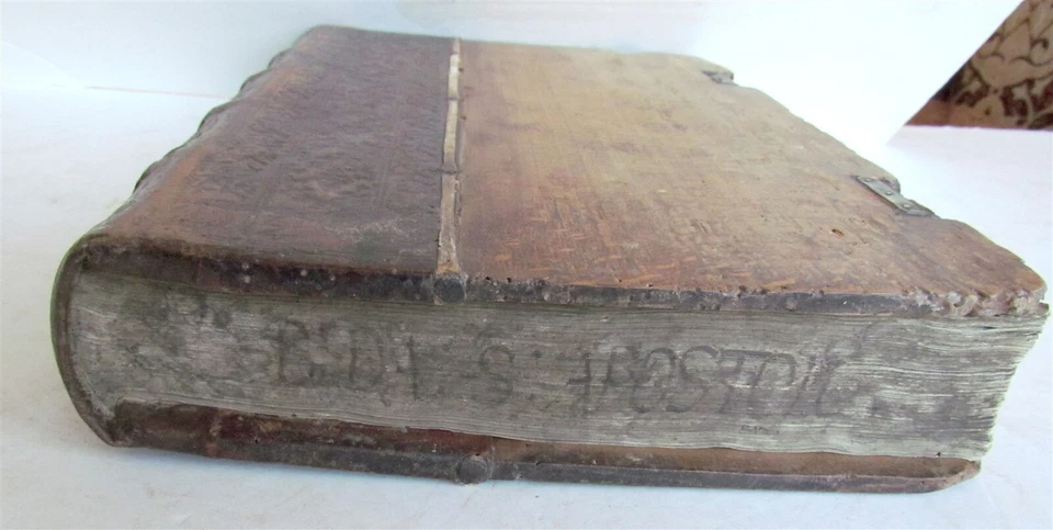 1499 INCUNABULA FOLIO antique Sacred letters of St.Paul interpretation INCUNABLE - Image 2 of 4