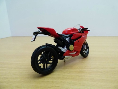 MOTO DUCATI 1199 PANIGALE rouge 1/18 - Imagen 2 de 5