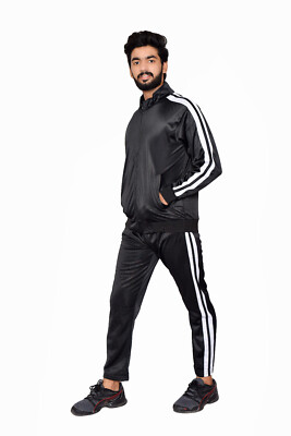 Men's Tracksuit Set Athletic Full Zip Casual Sports Jogging Gym
