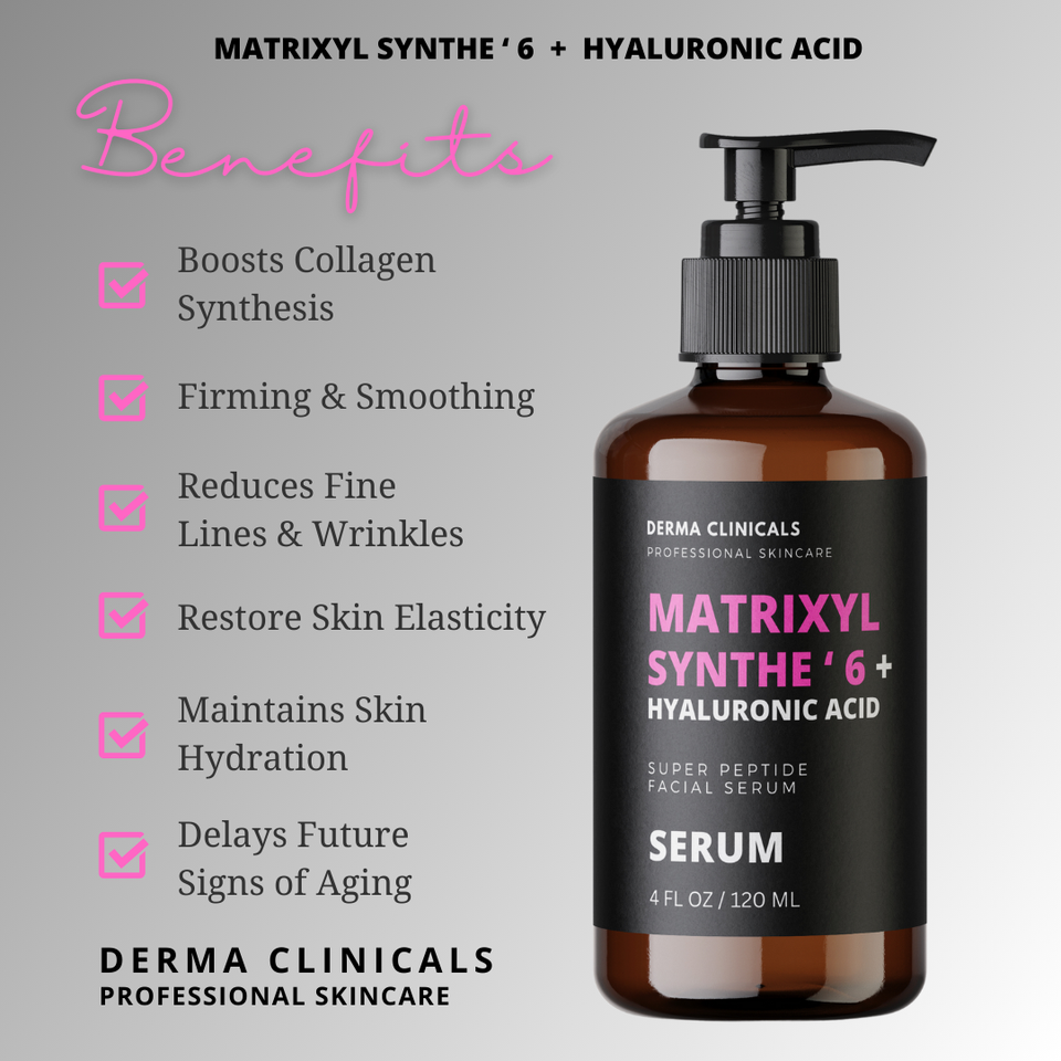 Matrixyl Synthe 6 + Hyaluronic Acid Serum, Anti-Aging Wrinkle SEREUM ...