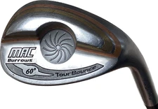 MAC Burrows Tour Bounce Forge Alloy Lob Wedge 60*  Nice Grip 35”