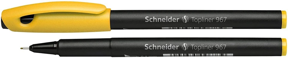 Schneider Topliner Farbe gelb, (Strichstärke 0,4 mm), Fineliner - Bild 1 von 1