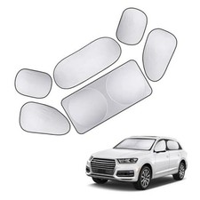 6 PCS Car Window Shade Kit, Reflective Heat Insulation Windshield Sunshade,