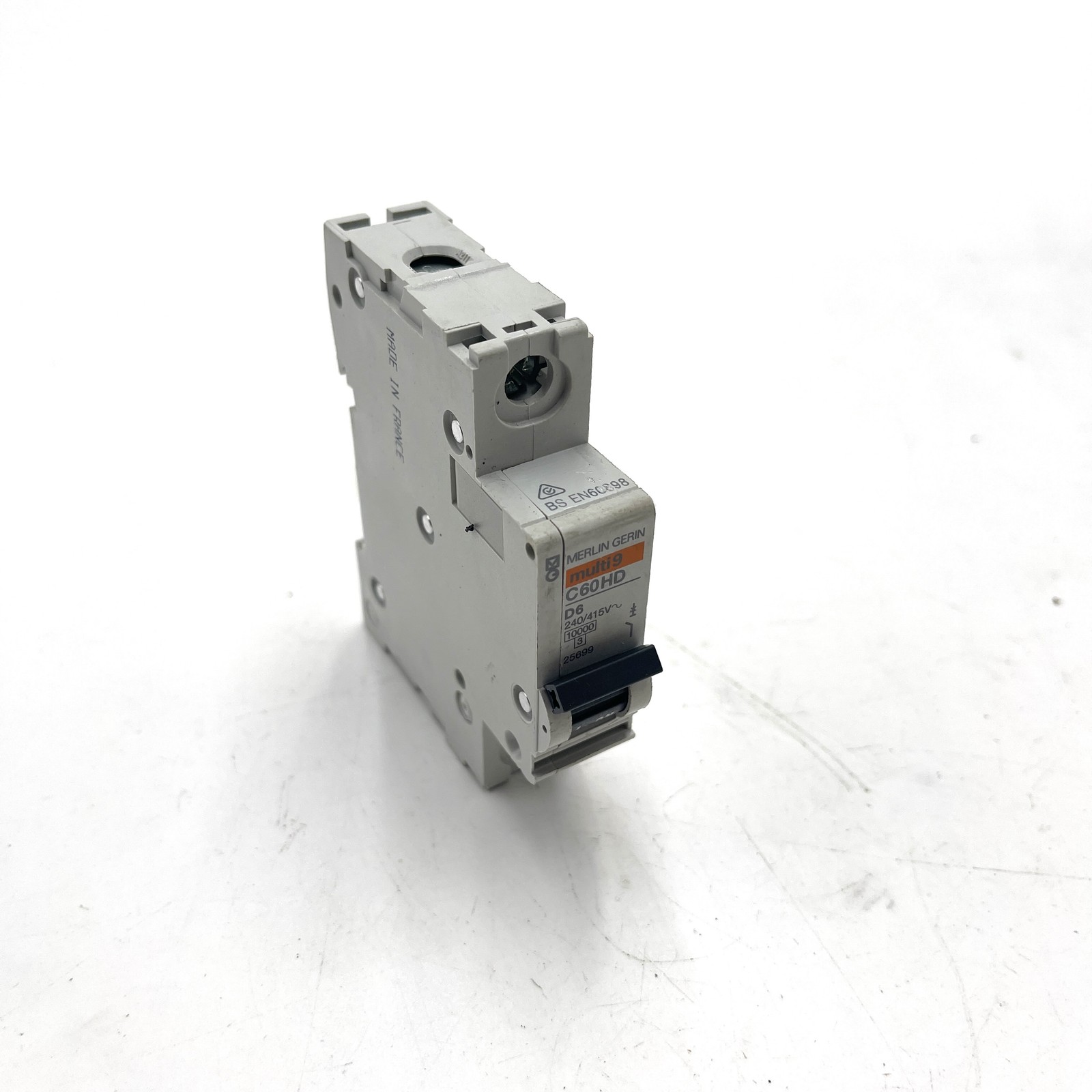 MCB 25699 Merlin Gerin Schneider 6A D-Curve 1P C60HD *Used*