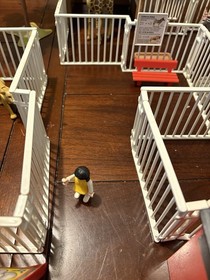 Vintage Playmobil 3145 Zoo Set Incomplete + Many Extra Animal Pieces L@@K!!