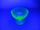 #2 Vintage Depression Uranium Glass Sherbet/Dessert Cup