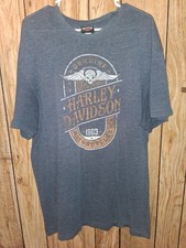 Vintage Harley Davidson Black Mens T-Shirt Size Xl Made In USA