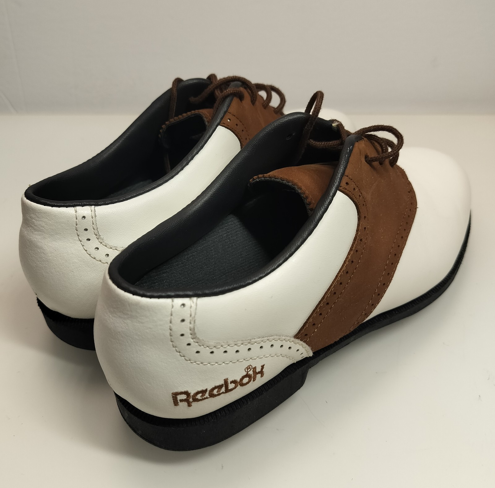 Reebok Leather Golf Shoes RA501WSI Womens Size USA 8 Pre-owned  thumbnail 3