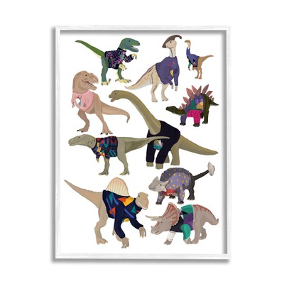 Quirky Sweater Trend Dinosaurs Vintage Style Fashion, Design by Hanna Melin