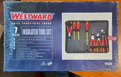 WESTWARD 1YXJ6 Insulated Tool Set 7 pc. NEW