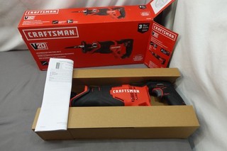 CRAFTSMAN 20V MAX RECIPROCATING SAW (TOOL ONLY) NEW # CMCS300B