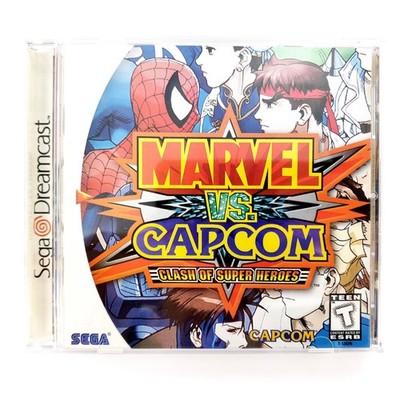Marvel vs. Capcom: Clash of Super Heroes (Sega Dreamcast, 1999) Complete Tested