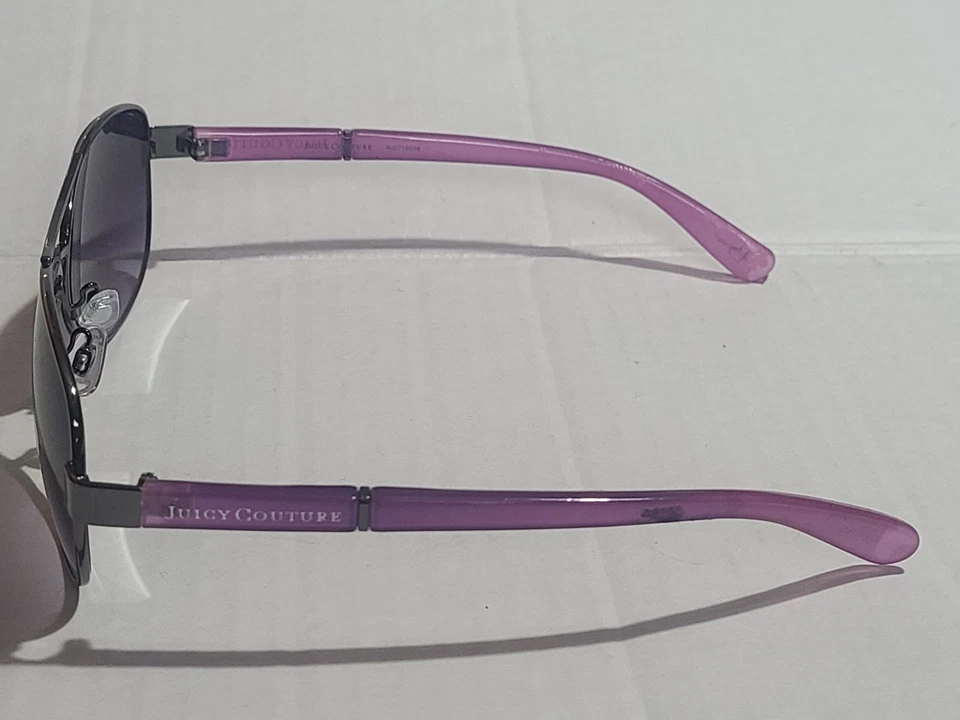Juicy Couture Black Purple UV Protection Sunglasses Aviator Design - Image 2 of 2