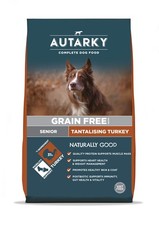Autarky Senior Grain Free Tantalising Turkey 12kg - Dry Dog Food 4.48 per kilo