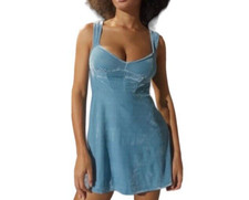 Urban Outfitters Y2K Velvet Babydoll Dress Size M NWT Festival Party Feminine