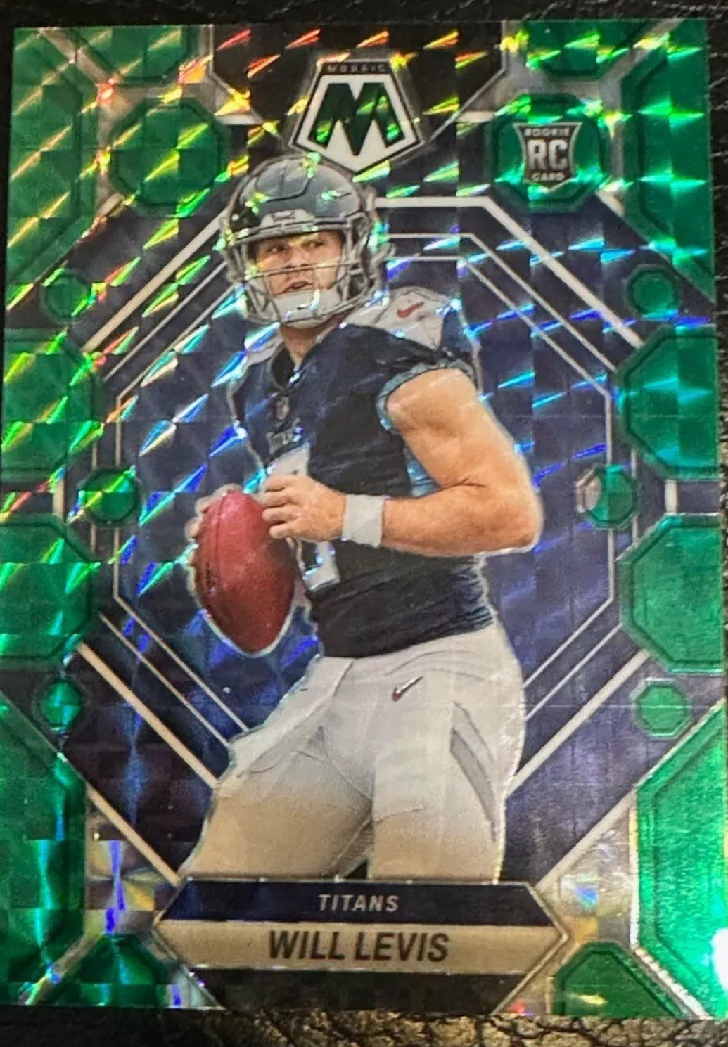 Will Levis 2023 Mosaic #377 Green Rookie Tennessee Titans
