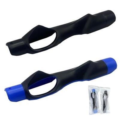 2 Pack Golf Grip Trainer, Swing and Accuracy Improvement,Golf Club Black+Blue