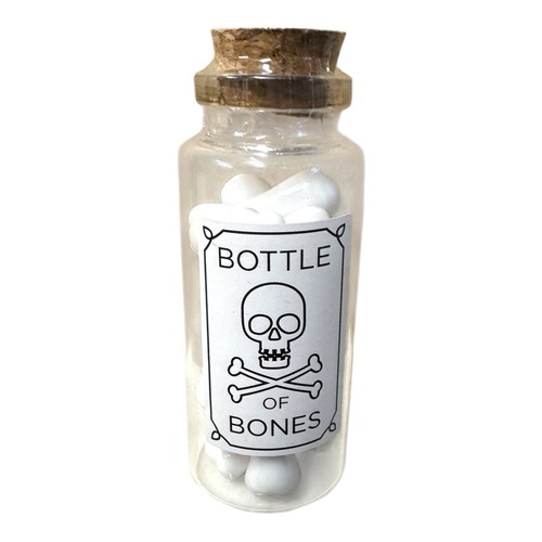 Halloween Mini Potions Decor 3” Glass Bottles Corked Set Of 4 Sealed - Picture 4 of 11