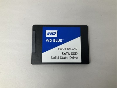 WD Blue WDS500G2B0A 500GB NAND SATA SSD Solid State Drive Tested Working Wiped