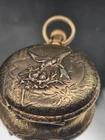 Antique ELGIN 1800s Hunter Watch - Works. Beautiful Intricate Details. Gold?
