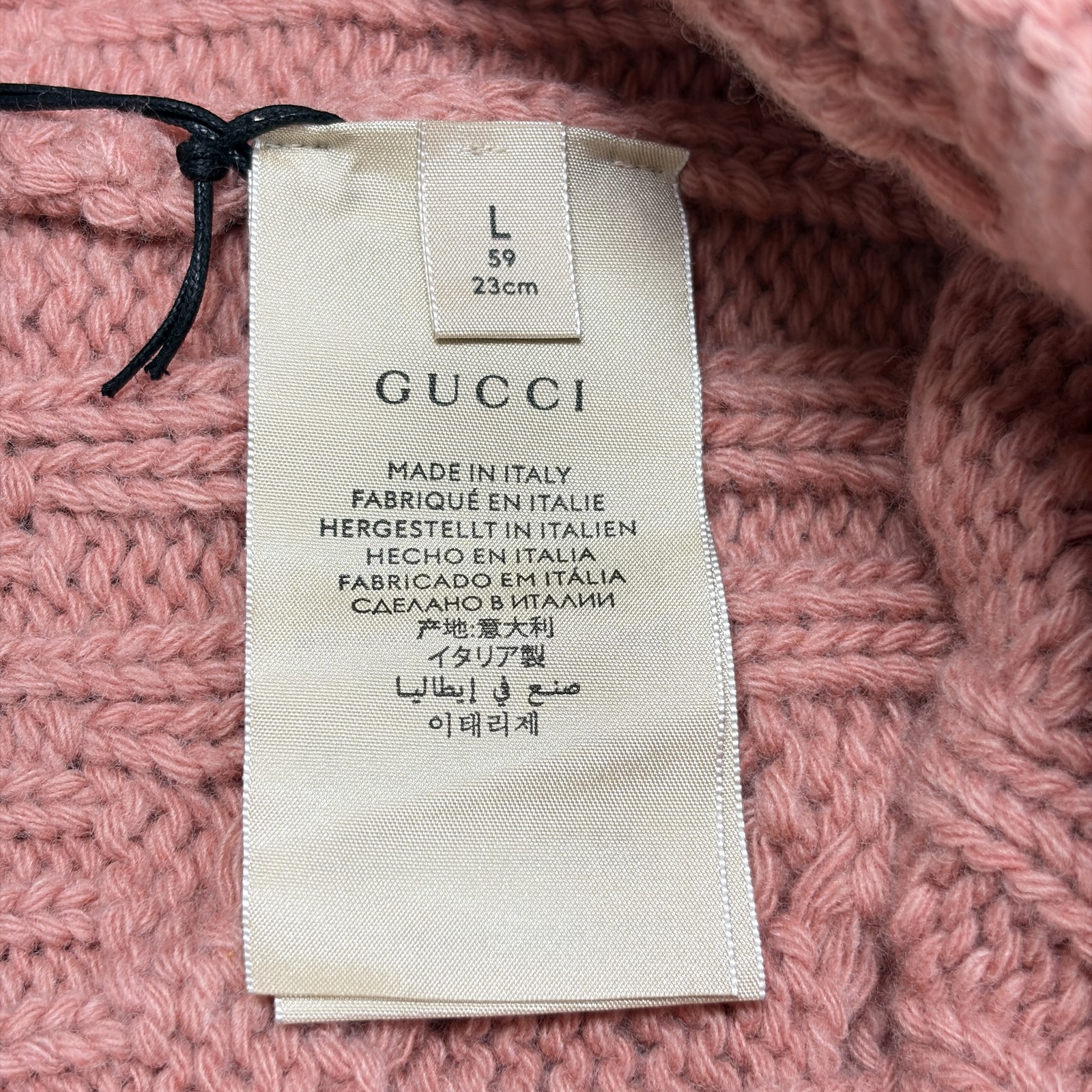 Gucci x The North Face Wool Hat Pink 653564 4G200 7900 L image 4