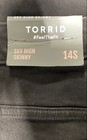 NWT Torrid Women's Black Sky High Skinny Premium Stretch Jeans Size 14S — photo 6