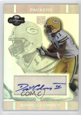 2007 Topps Co-Signers Rookie Holo Silver 8/10 David Clowney #RA-DC Auto RC v8v