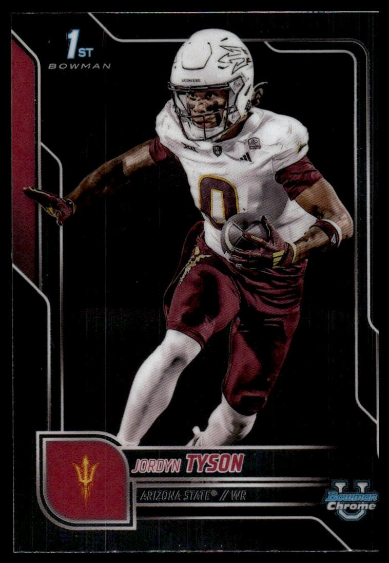 2025 Bowman University Chrome Jordyn Tyson #31
