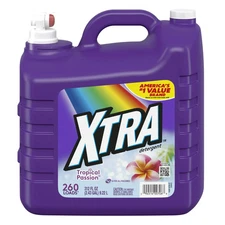 Xtra Tropical Passion, 260 Loads Liquid Laundry Detergent, 312 fl oz - NEW USA..