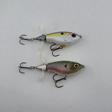 (2) Academy H2O Xpress Double Plop Top Water Fishing Lures Lot of 2