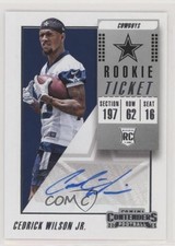 2018 Panini Contenders Rookie Ticket Auto Cedrick Wilson Jr #190 Auto 1i9