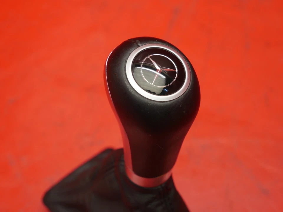 Schaltknauf Mercedes S211 W211 E-Klasse Wahlhebel Leder A2112675510 Schwarz /51 - Bild 2 von 4