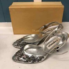 Vtg Imperial sequin heels size 290 women  s 8.5-9