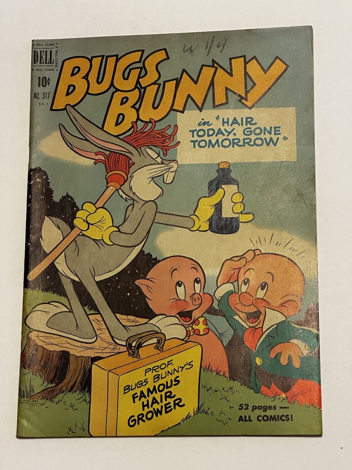 Bugs Bunny #317 In “Hair Today, Gone Tomorrow” (Dell, 1951)