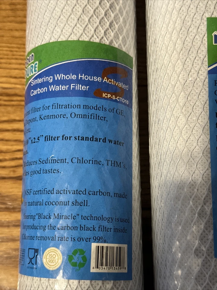 3- ICP-S-CTO10 Whole House Sintering Activated Carbon Water Filter Icepure - Image 3 of 3