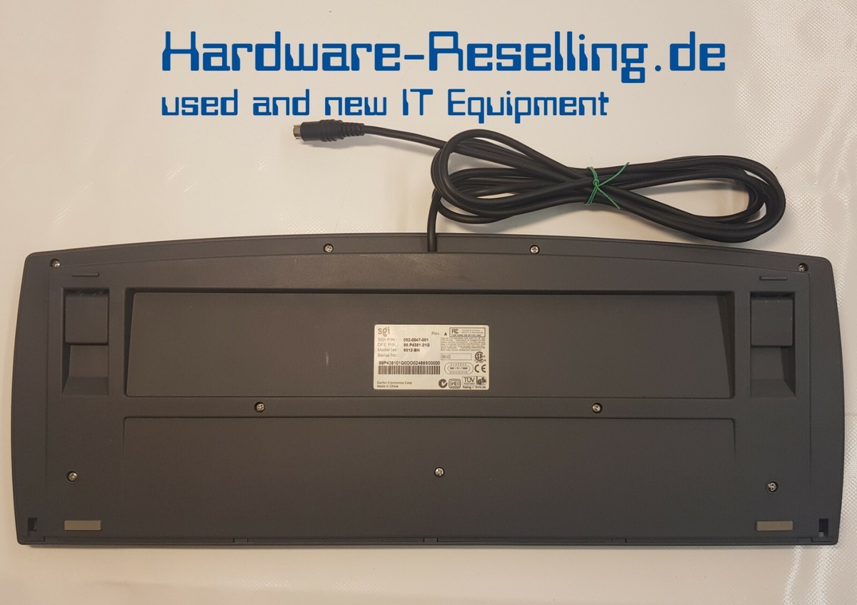 Clavier SGI Silicon Graphics QWERTZ Allemand + Souris M-UD43 – Occasion, Fonctionnel