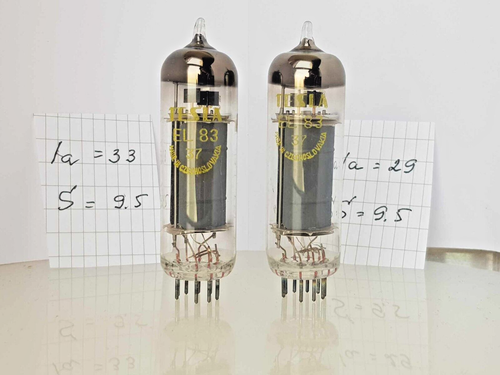 2 x EL83 TESLA MATCHED PAIR 1973y Power PENTODE TUBE 6CK6 SAME CODES | eBay