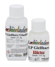 EP Epoxidharz glasklar 0,15 kg inkl. Härter Gießharz Resin Epoxy 100 g + 50 g