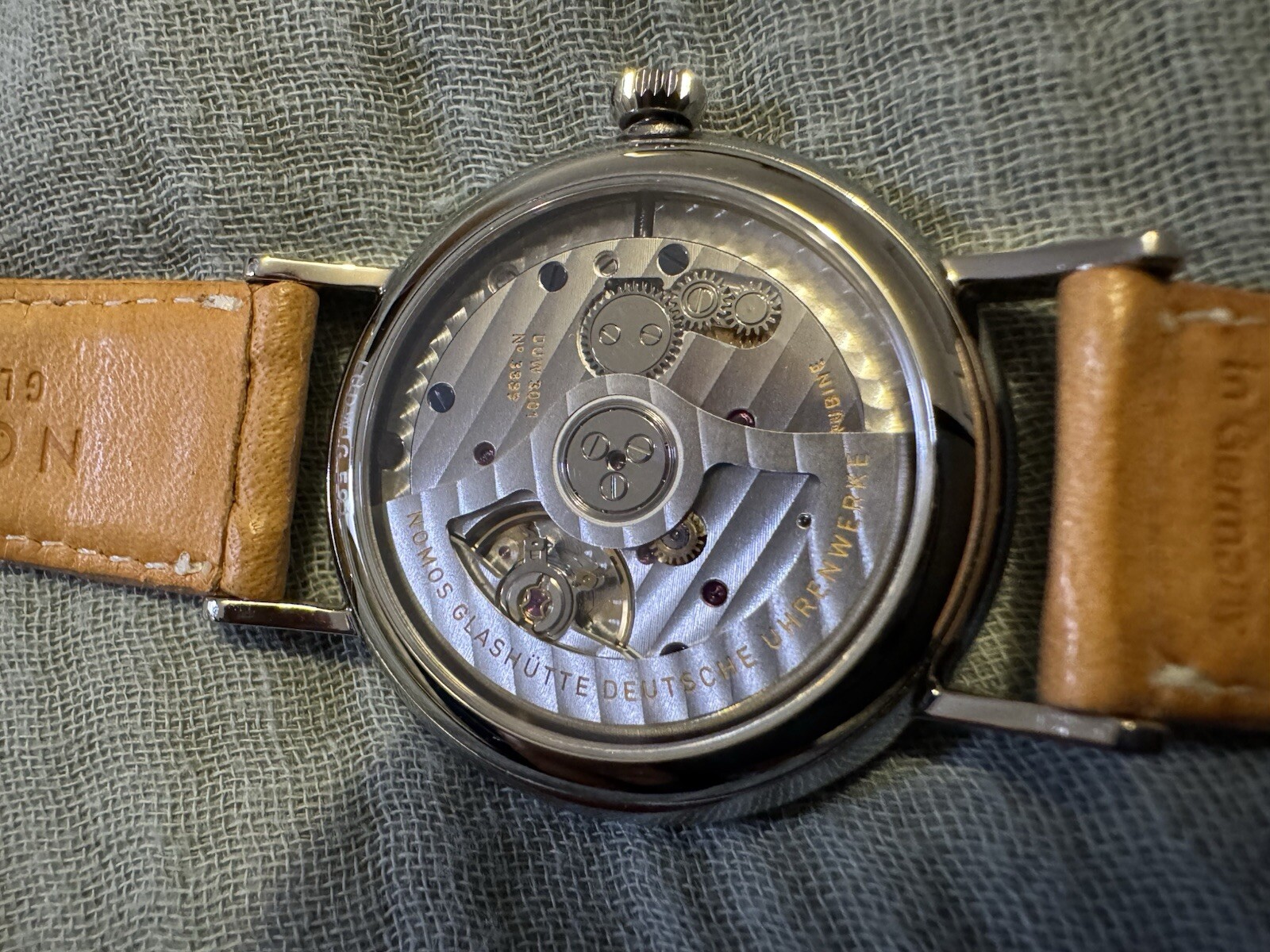 Nomos Neomatik Ludwig German Automatic Watch w/ Champgne Dial