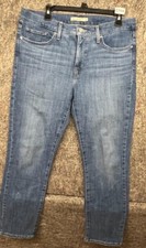 Levis Womens Jeans 314 Shaping Straight Blue 32 Actual 34x28.5 