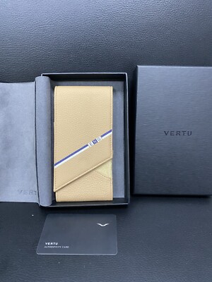 Original New Calf vertical case, cappuccino CASE Vertu Aster/Sig Touch ,