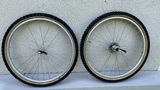 90's Shimano STX RC wheels 8 sp Laufradsatz Mavic X138 rims WTB VelociRaptor MTB
