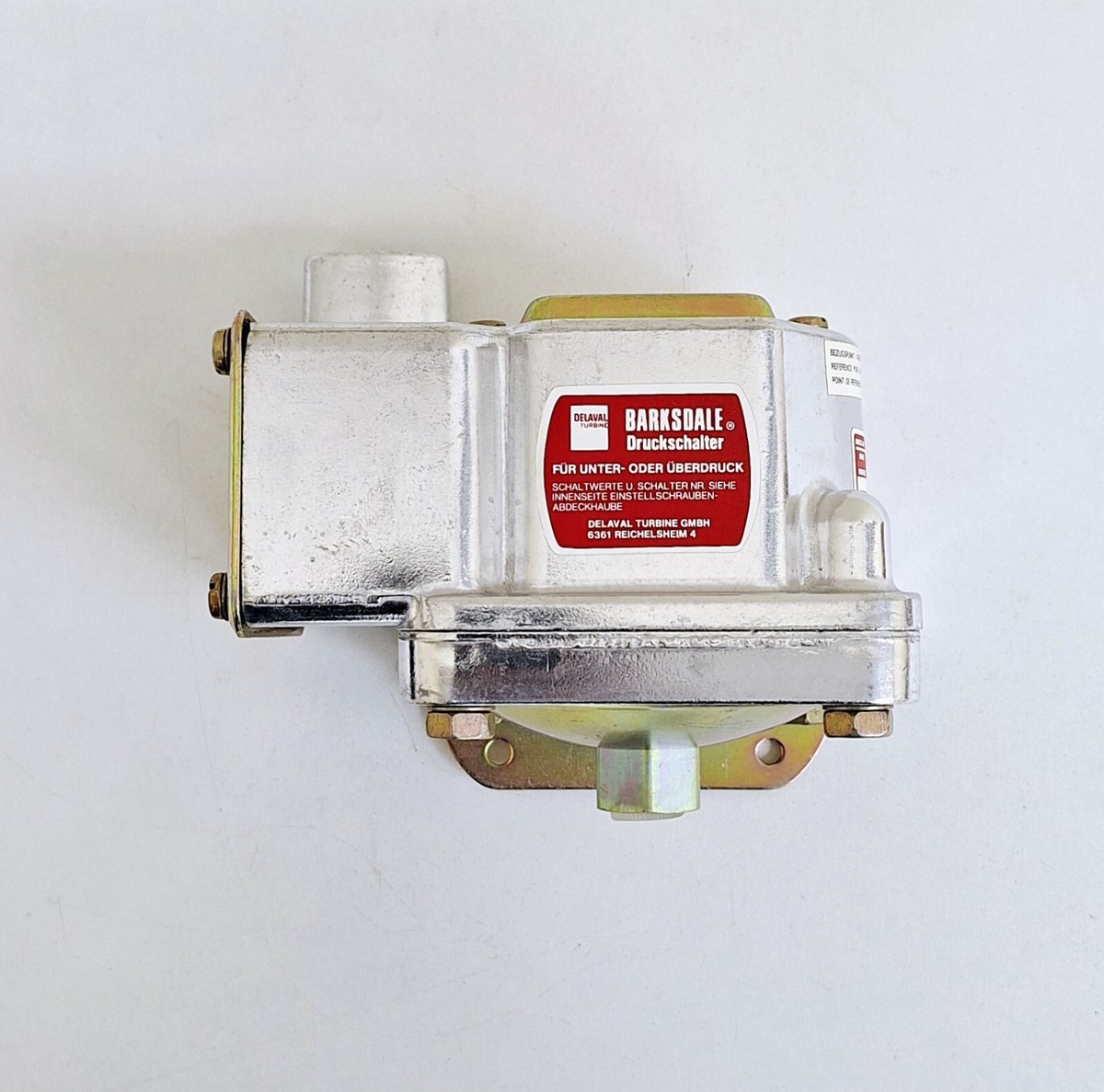 Pressostato BARKSDALE Per Filtro Turbina Delaval D2T-M150 (0.1-10.5 Bar) - Ricambio Originale