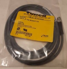 TURCK 3-wire cordset. WK4T-2-PSG, U0919-08, New in pkg. Free Shipping