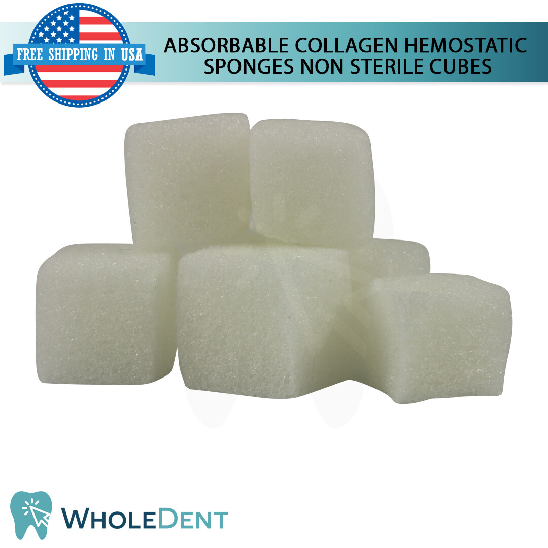 Dental Hemosponge Absbable Gelatine Sponge Gelfoam Cubes Non Sterile Sur gical eBay