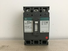 GE TED134015 15 AMP 480 VOLT 3 POLE BREAKER