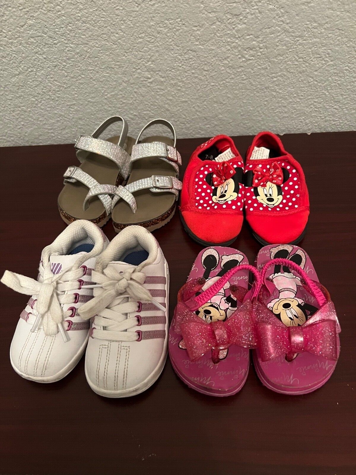 Lotto scarpe bambina taglia 5 7 in buone condizioni sneakers sandali e scarpe acqua